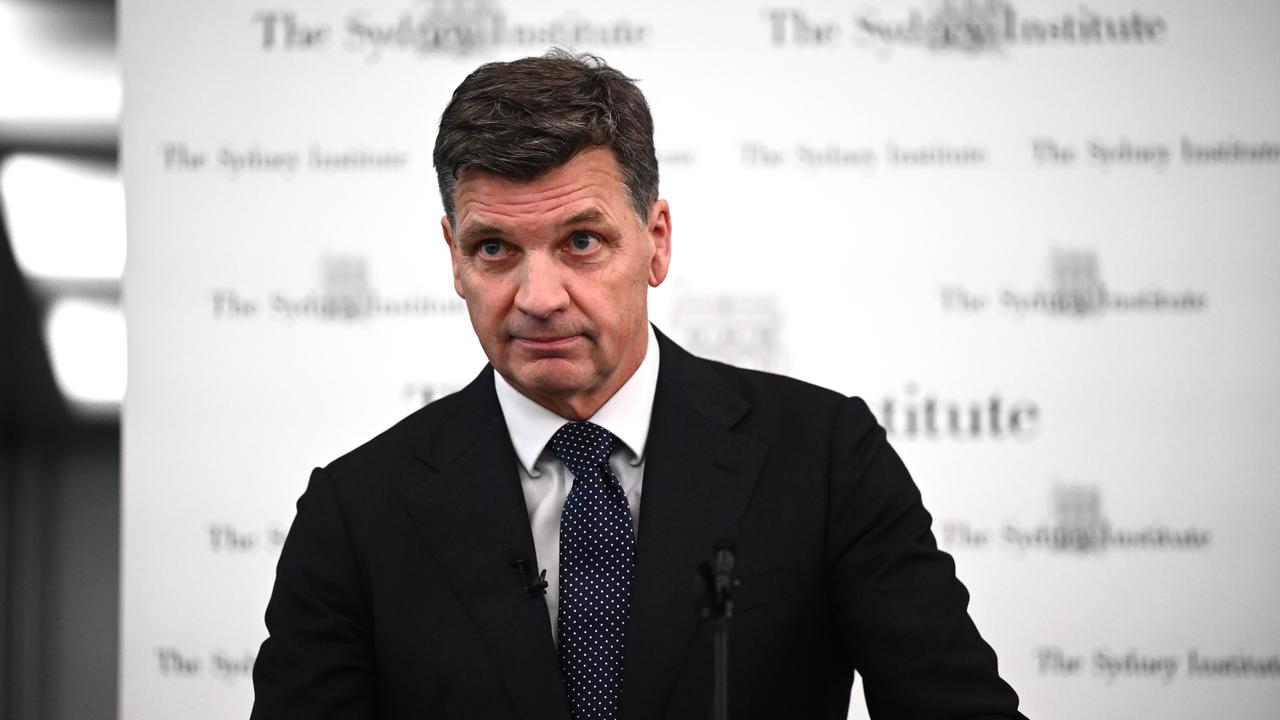 A file photo of Angus Taylor 