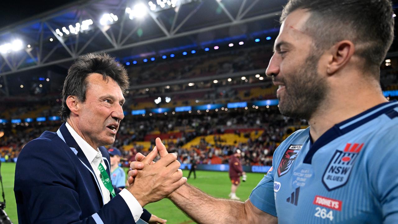 Blues head coach Laurie Daley and
