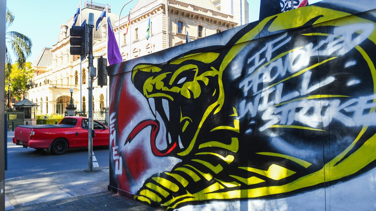 A CFMEU sign in Brisbane (file image)