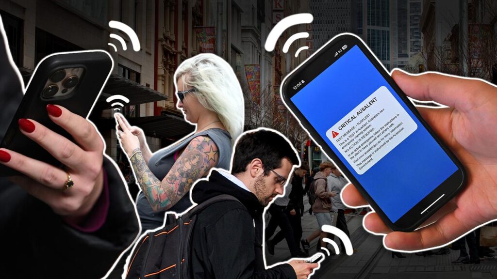 A test for a new warning system will sound even if phones are set to silent or do-not-disturb.
