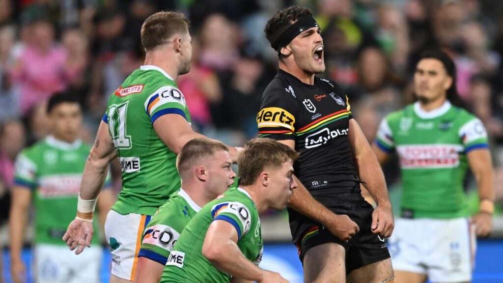 Nathan Cleary was the game-defining player against Canberra earlier this season.
