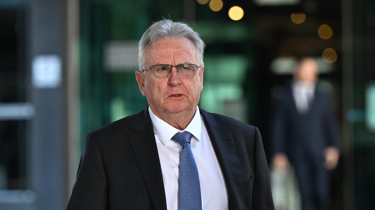 Brett Newman outside the Coroners Court