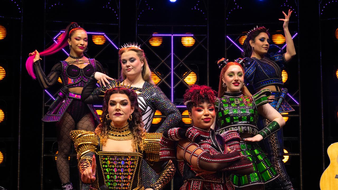 The cast of the musical Six