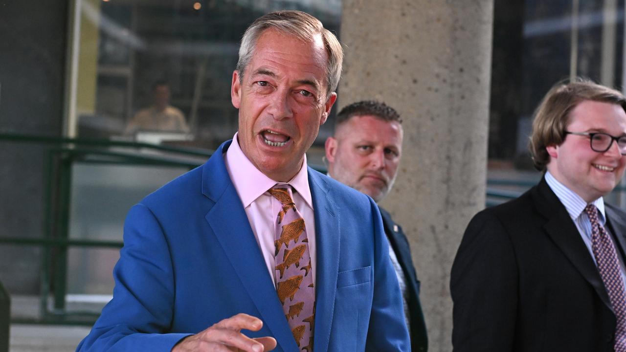 Britain's Reform UK leader Nigel Farage