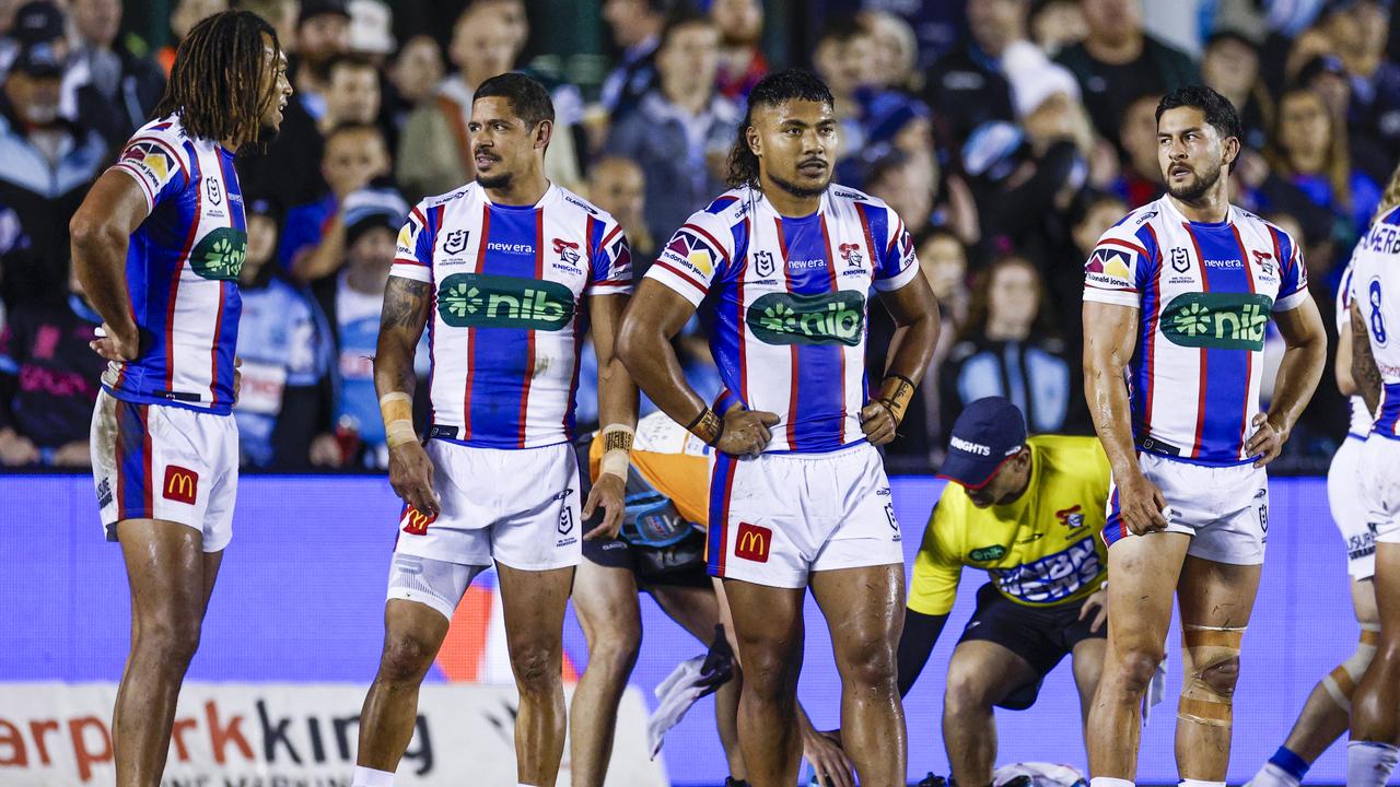 The Knights have suffered a second consecutive two-point defeat.