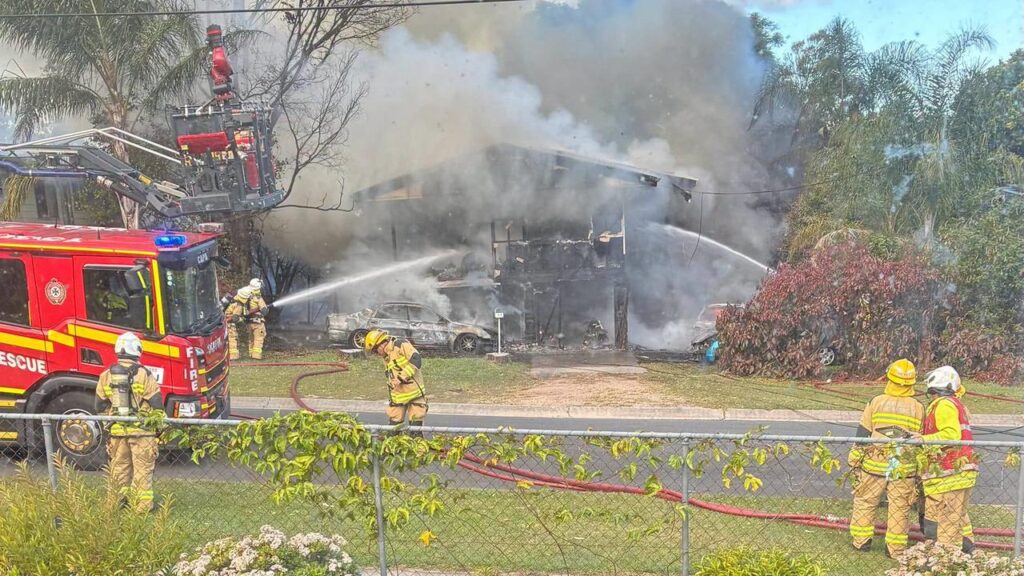 Two people have died in a house fire at Kingston in Brisbane’s south. 
