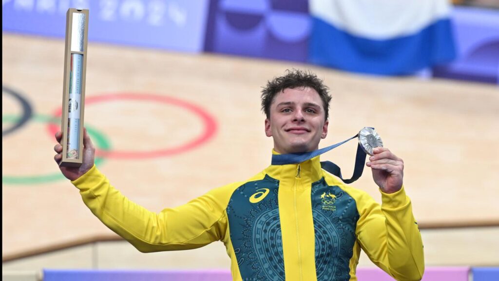 Matt Richardson changed allegiances after winning three medals at the the Paris Olympics.
