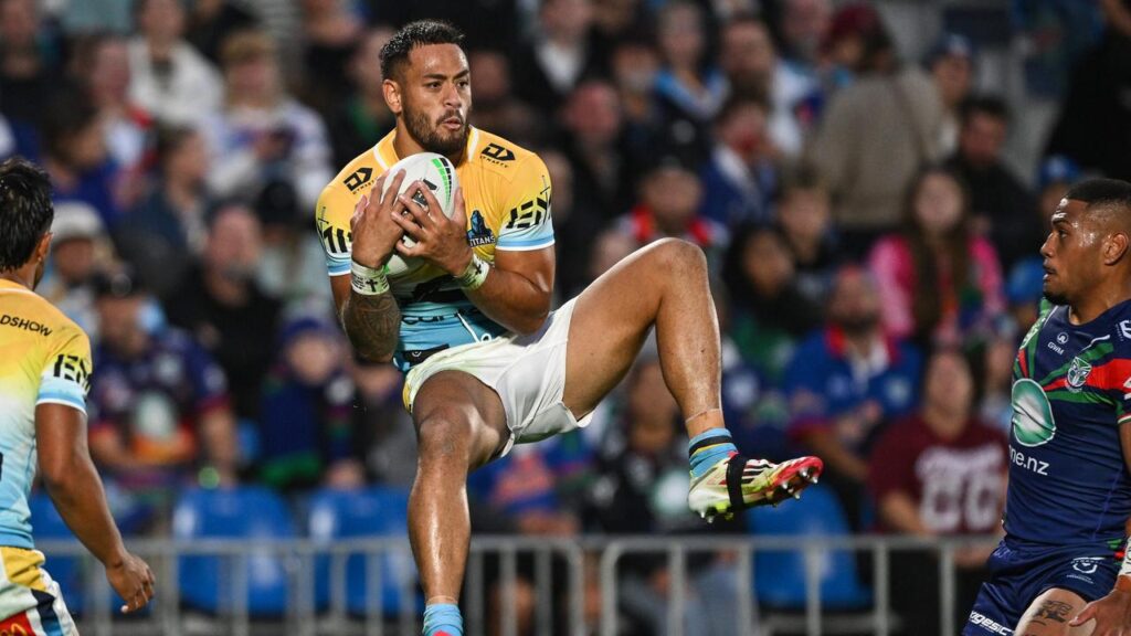 Phil Sami has scaled great heights for the Titans since signing with St George Illawarra.
