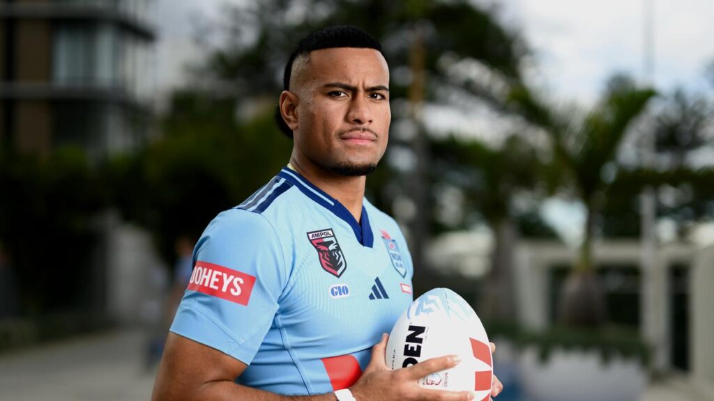 It’s a busy time for Stephen Crichton, with a baby on the way and an Origin decider looming. 
