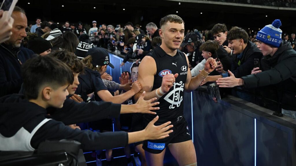 Carton’s inspirational captain Patrick Cripps is set for another AFL milestone.
