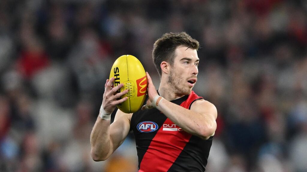 Zach Merrett has been excused his rare off-night for the Bombers in Brisbane.
