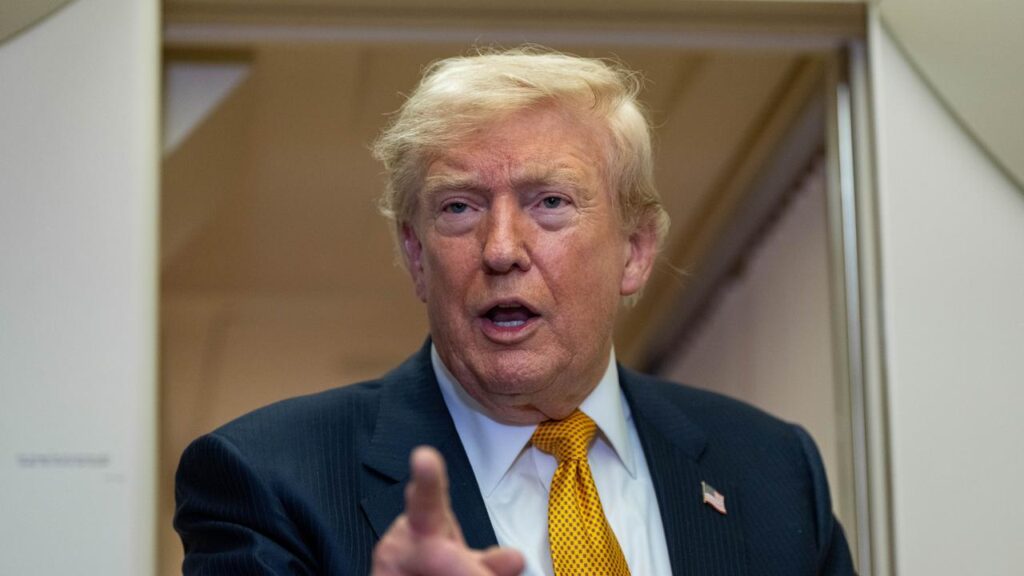 President Donald Trump claims the US has 1000 missiles locked and loaded and aimed at Iran.
