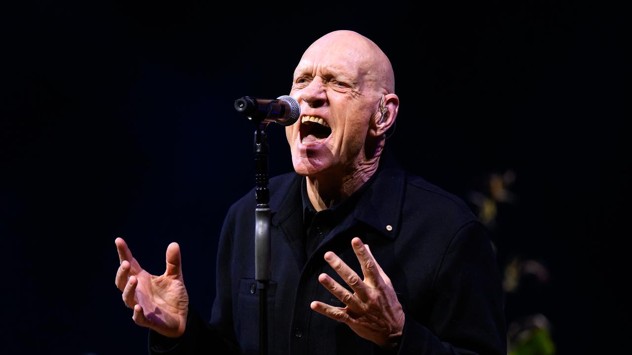 Midnight Oil's Peter Garrett performs