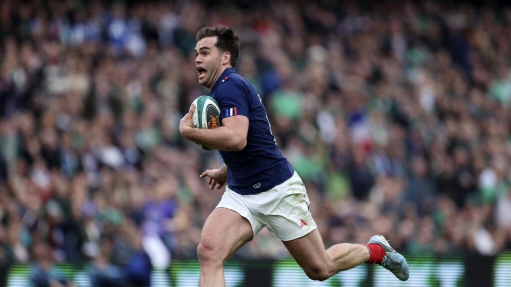 France’s Damian Penaud will miss the Nations Championship match with the Wallabies.
