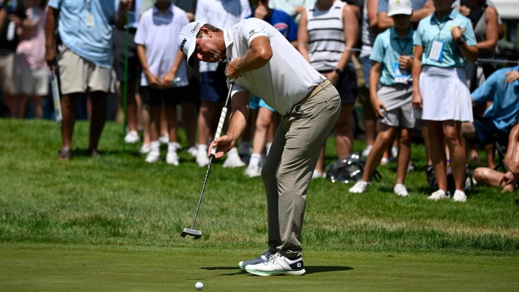 Lucas Glover is in a four-way tie for the Isco Championship lead after his near miss last week.
