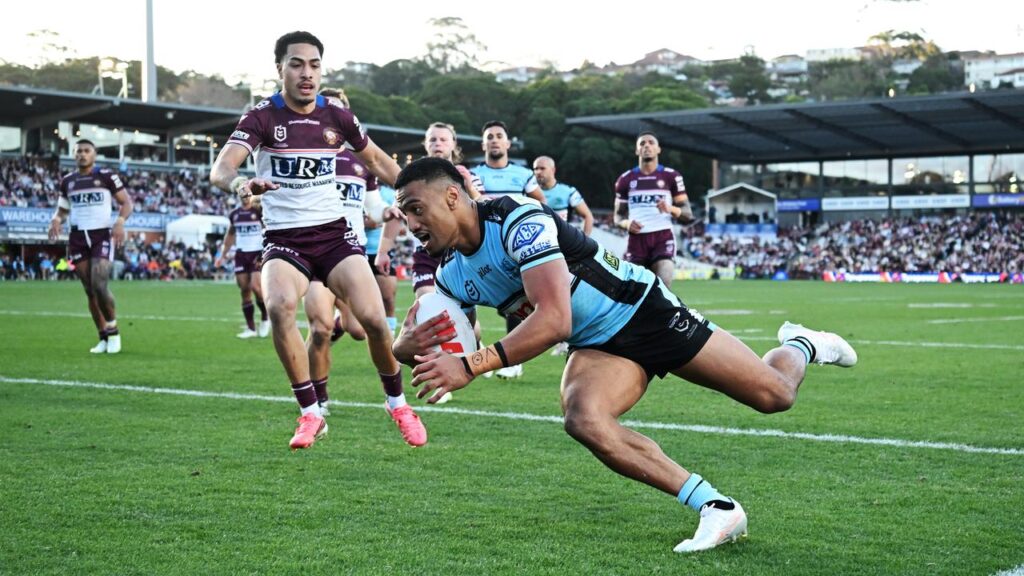 Cronulla have moved into the top four thanks to a 36-point thrashing of Manly at Brookvale Oval.
