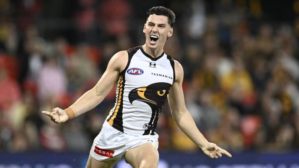 Connor Macdonald is having a career-best season amid more time spent in the midfield for Hawthorn.
