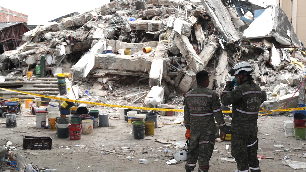 Aftermath of 7.4-magnitude earthquake
