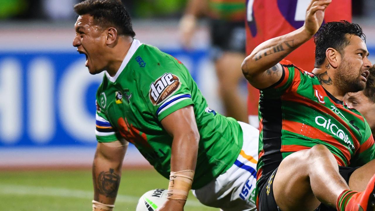 The try Josh Papali'i scored in the 2019 preliminary final