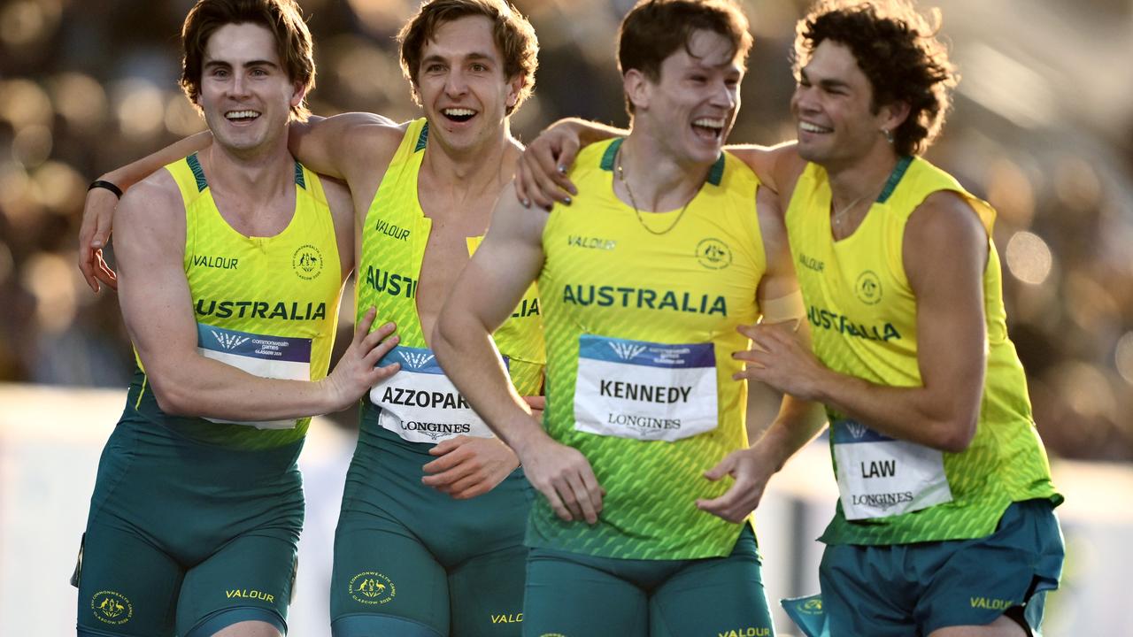 Australia 4x100m gold, Glasgow