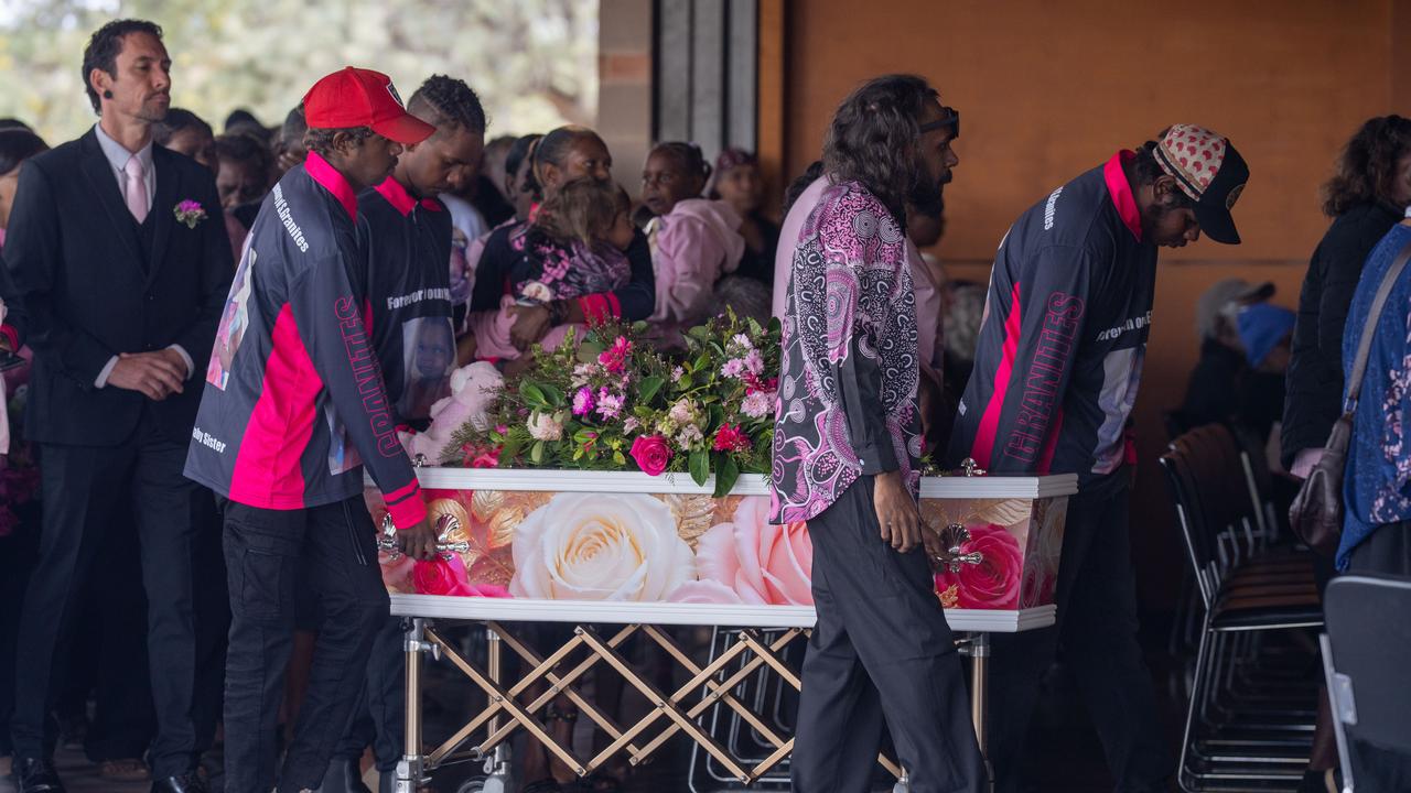Funeral service for five-year-old Kumanjayi Little Baby