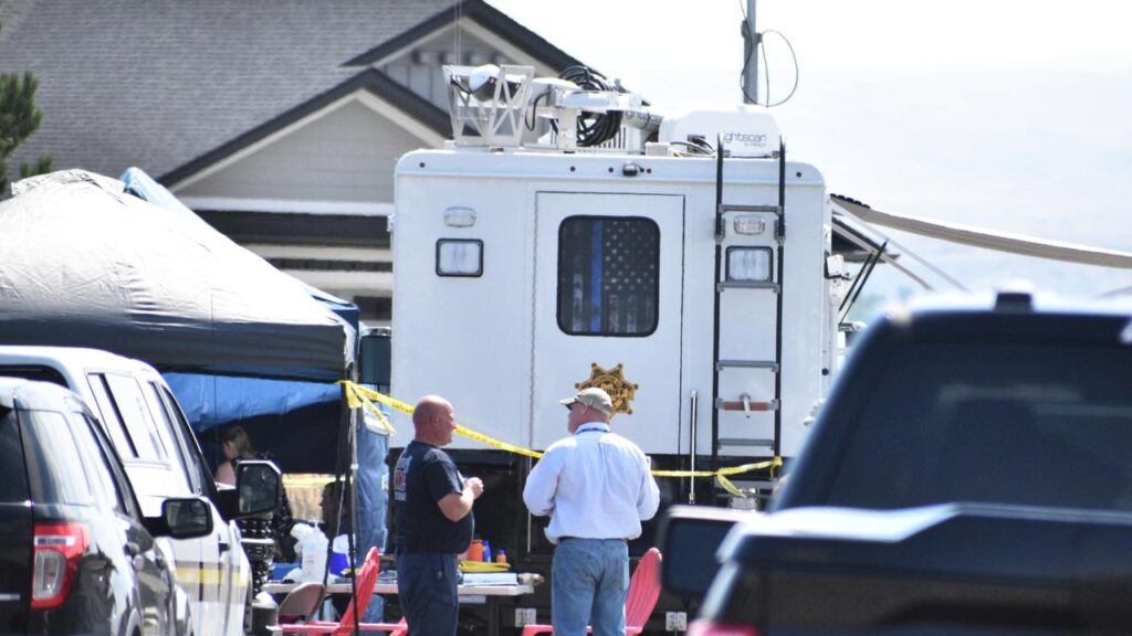 The gunman opened fire as the family gathered for dinner on Sunday evening.
