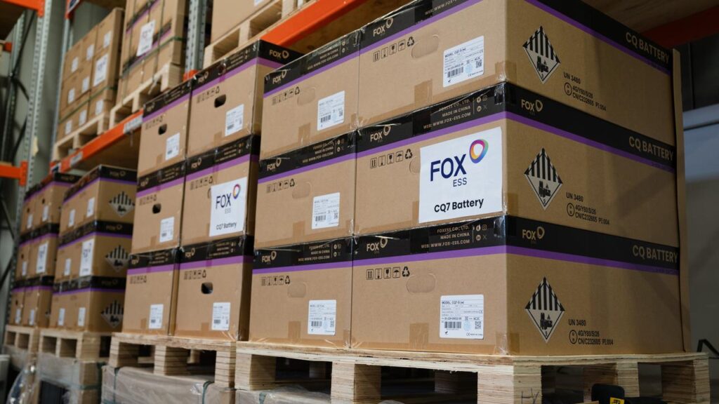 By the pallet load. More Australians are opting to install a home battery under a government scheme.
