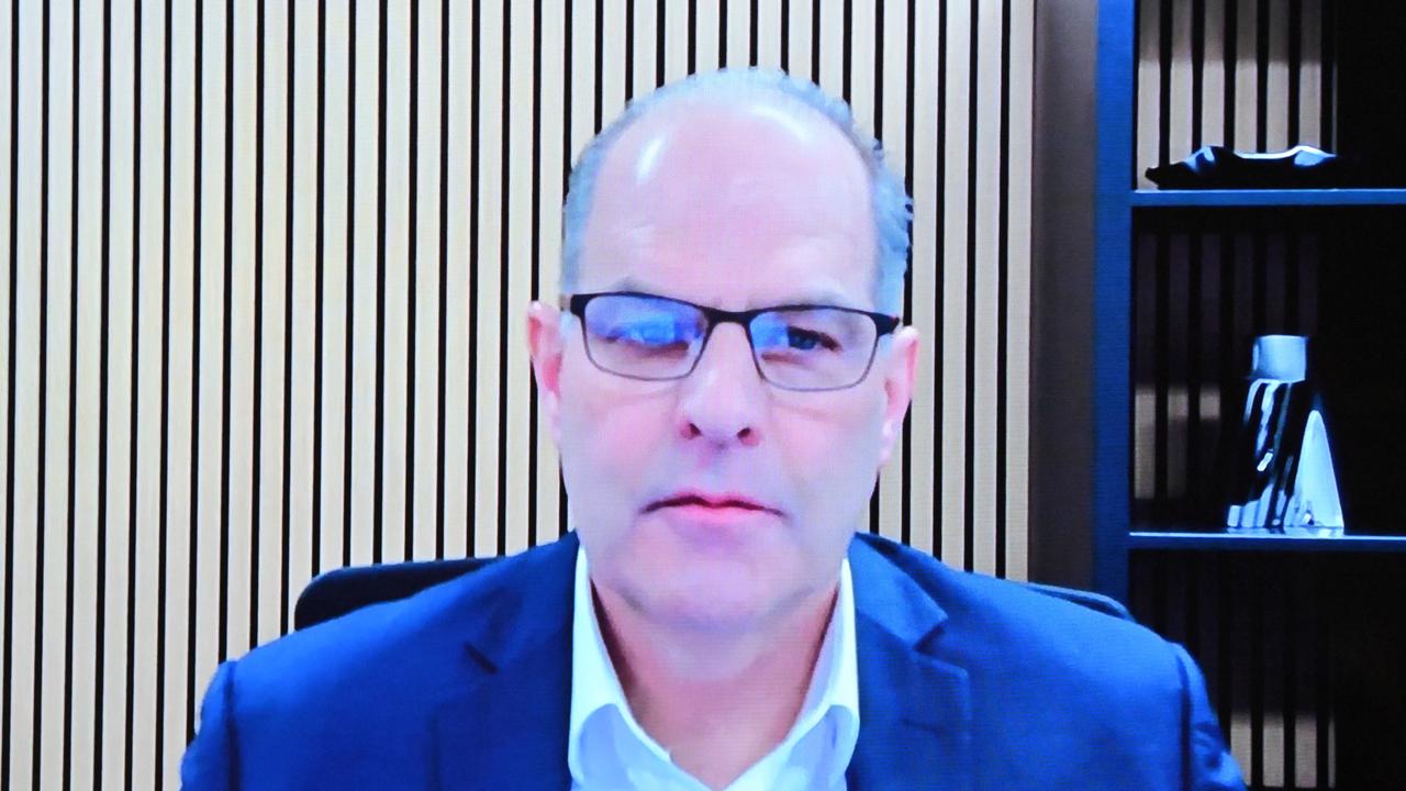 Lloyd Grimshaw appears via video link