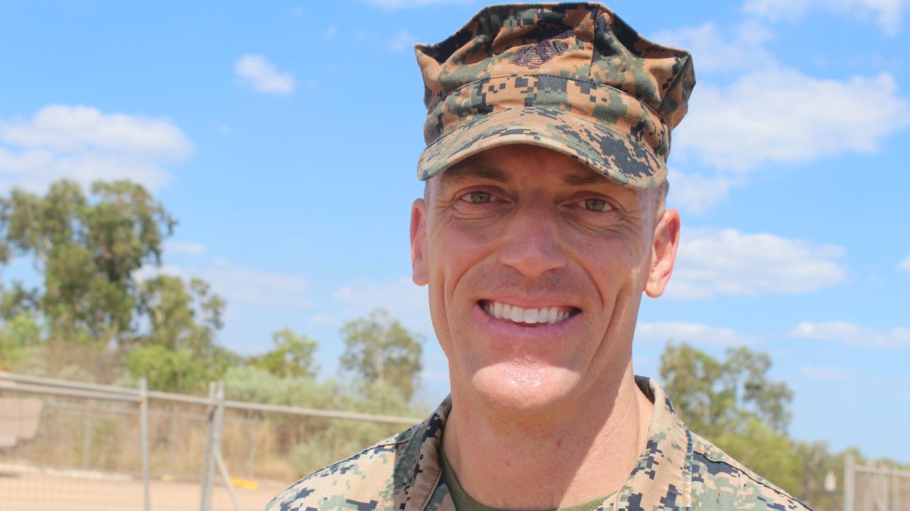 US Marines Lieutenant-Colonel Tom Scovel.