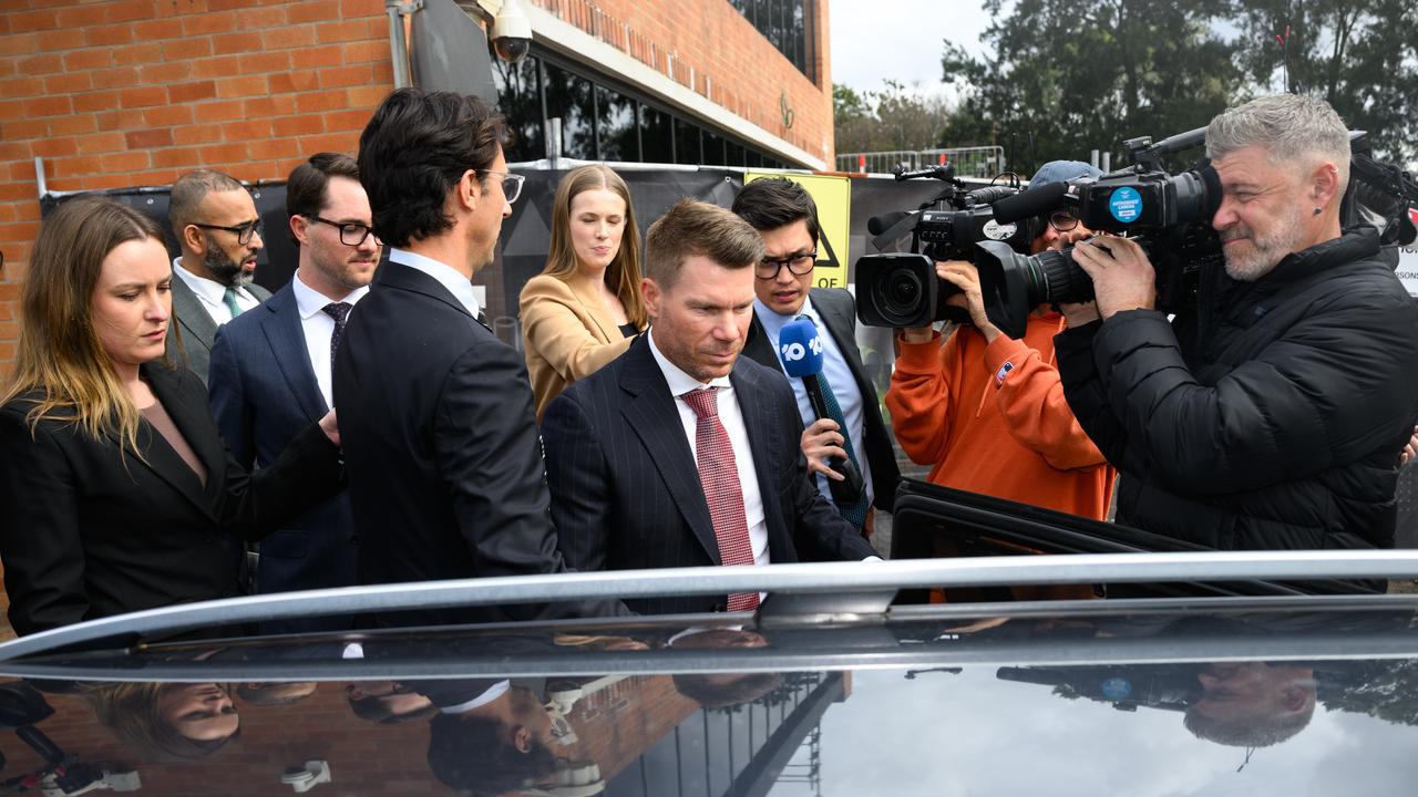 Warner swamped by media