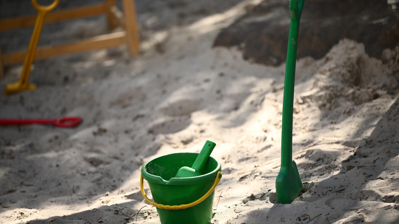 bucket in sandpit