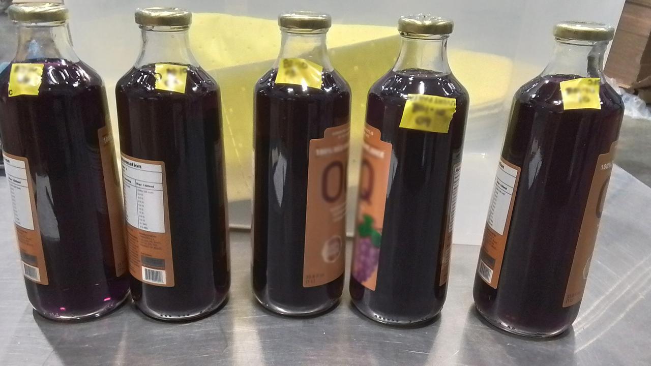 Meth juice bottles