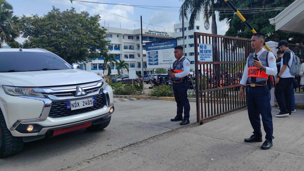 Two people are dead, including the gunman, after a school shooting in the Philippines.
