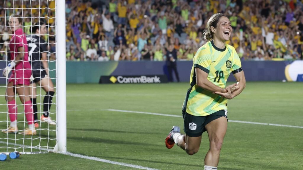 Katrina Gorry is taking time out from soccer but hopes to return to the Matildas next year.
