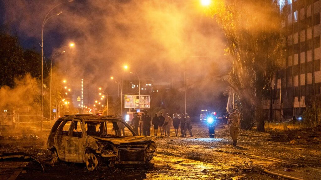 “It’s getting worse by the day,” a Kyiv resident said during Russia’s latest barrage.
