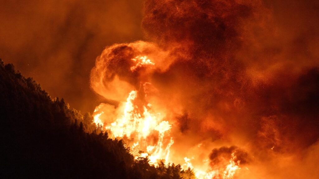 Wildfires across Europe have forced the evacuation of thousands of residents.
