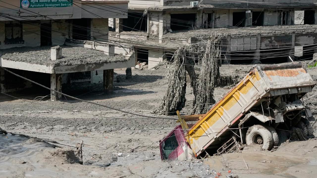 APTOPIX Nepal Flash floods