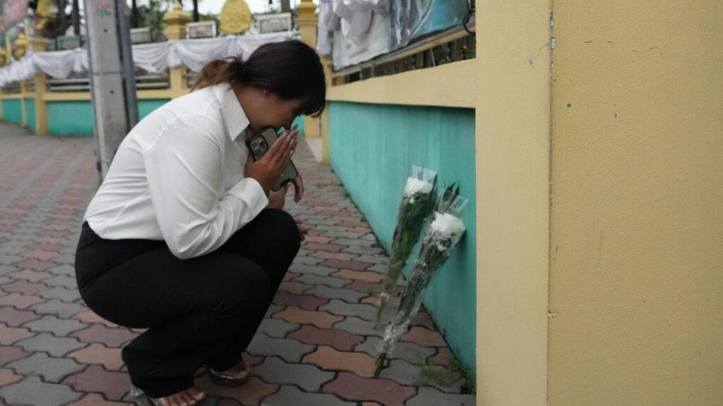 A school community is in mourning after a teen’s shooting rampage at a school outside Bangkok.
