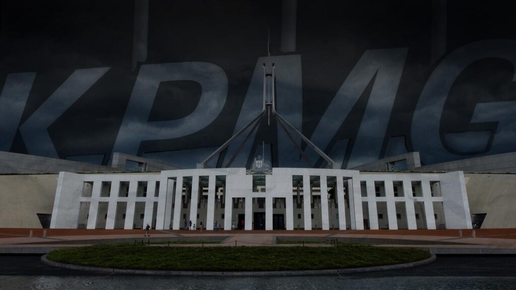 KPMG is banned from applying for federal government contracts until at least the end of September.
