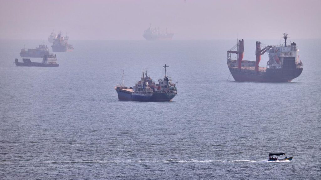 As negotiations over the Strait of Hormuz continue, Iran denounces expanded US sanctions.
