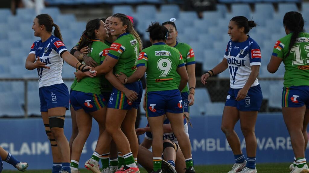 Krystal Blackwell was outstanding in the Raiders’ crushing win over the Bulldogs. 
