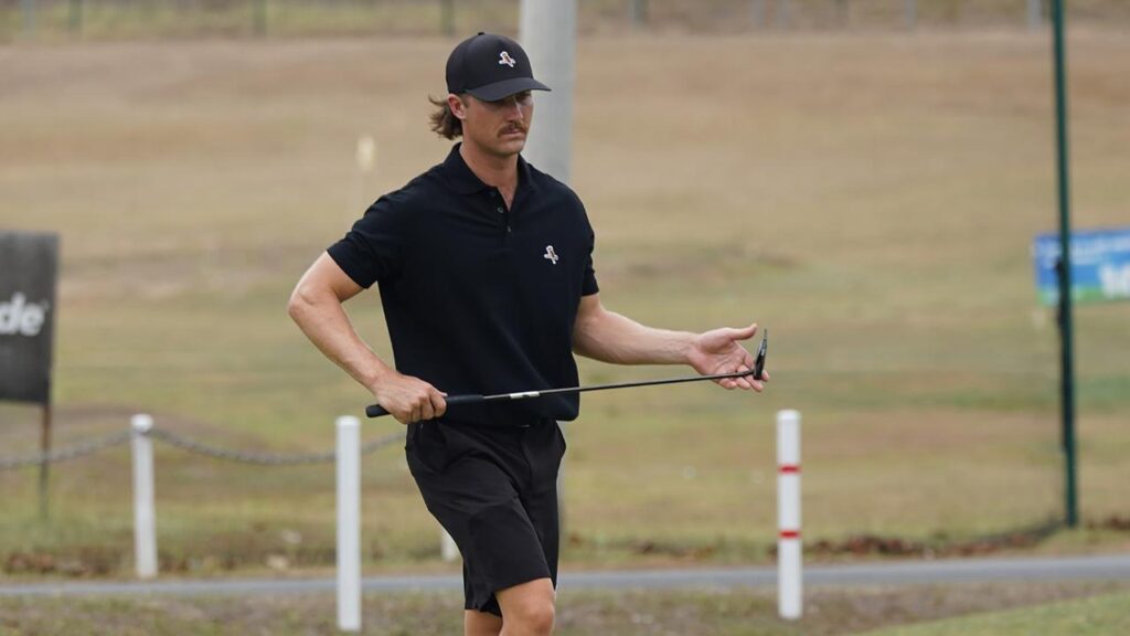 First-round leader Louis Dobbelaar remains well placed for a weekend title tilt at the PNG Open.   
