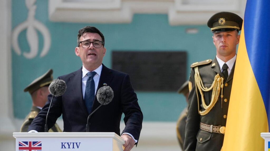Prime Minister Andy Burnham says more sanctions are needed on Russian oil and LNG exports.
