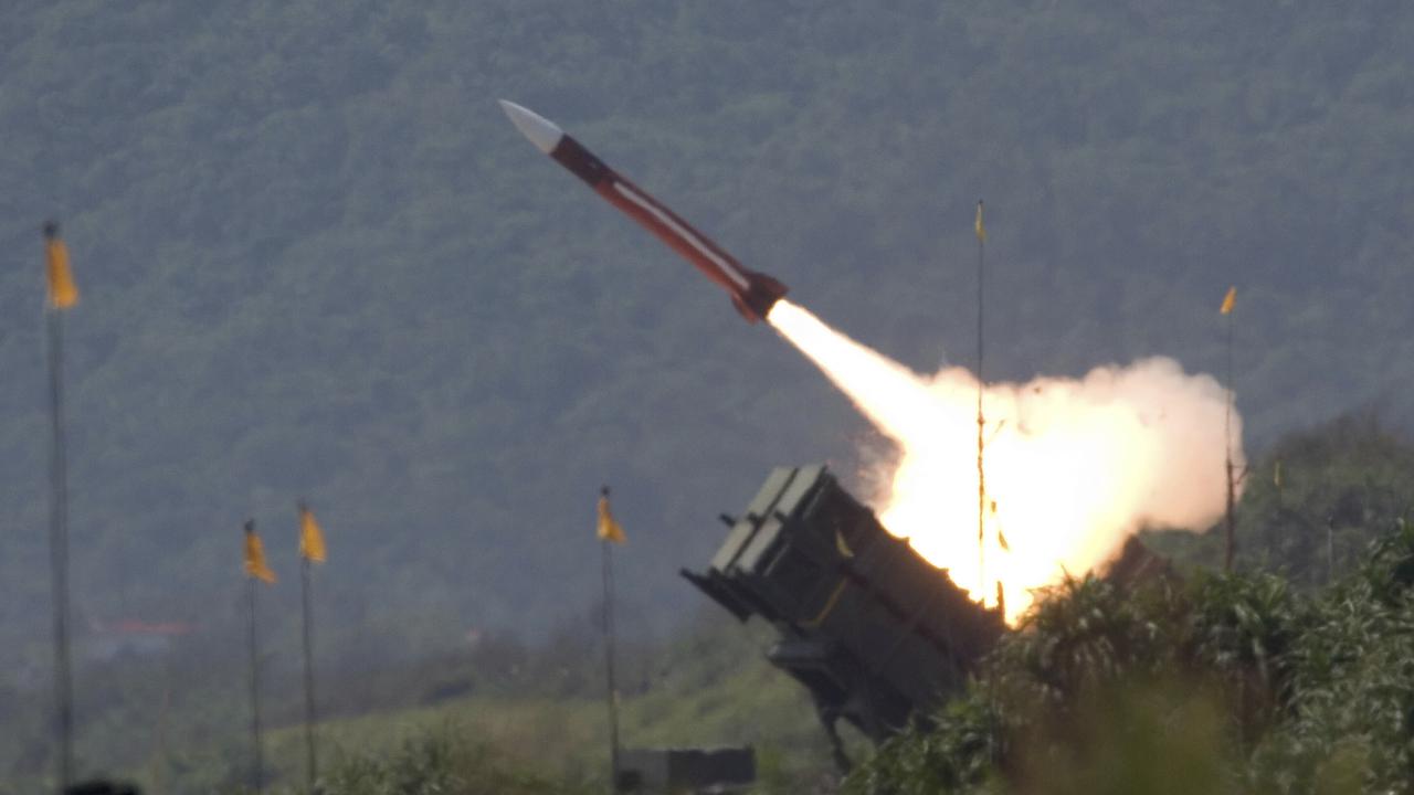 A US-made Patriot missile (file image)
