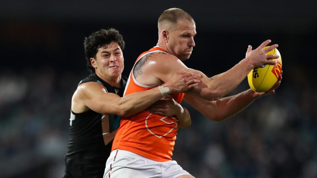 Jake Stringer will probably play his last game for the Giants against Adelaide on Saturday.
