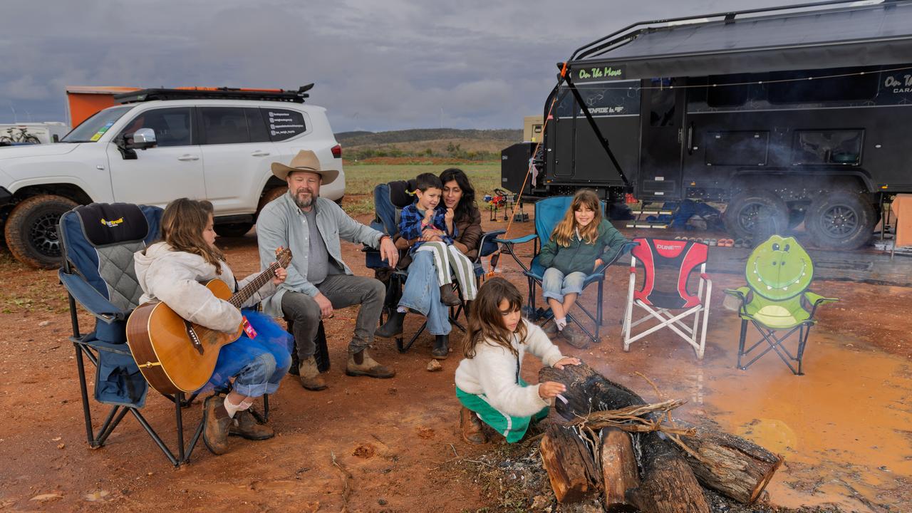 Tom Busby and his family