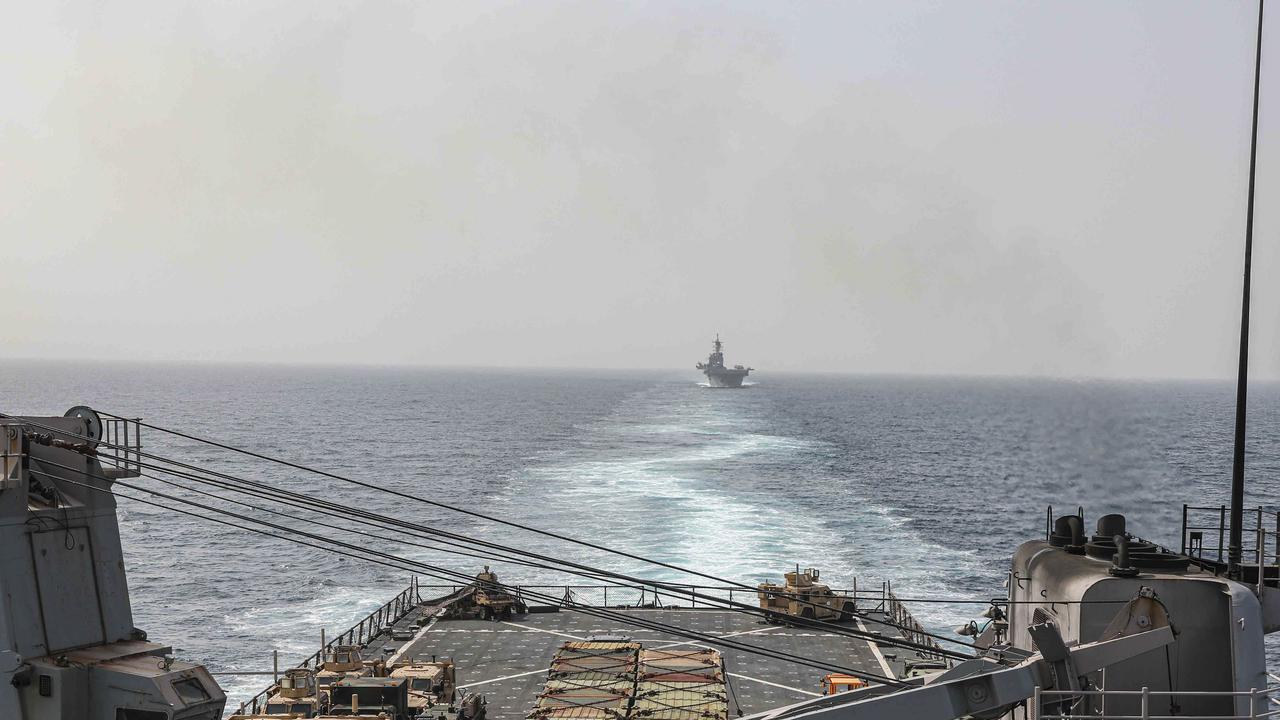 A US Navy ship