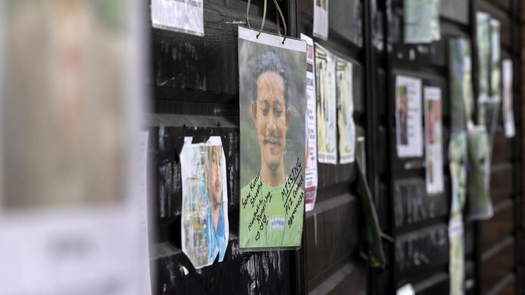 Desperate Australians have flown to Nepal hoping to find missing loved ones.
