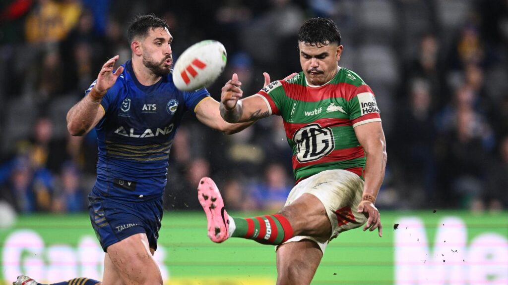Latrell Mitchell won’t appear for Souths against the Eels this weekend – to Josh Addo-Carr’s regret.
