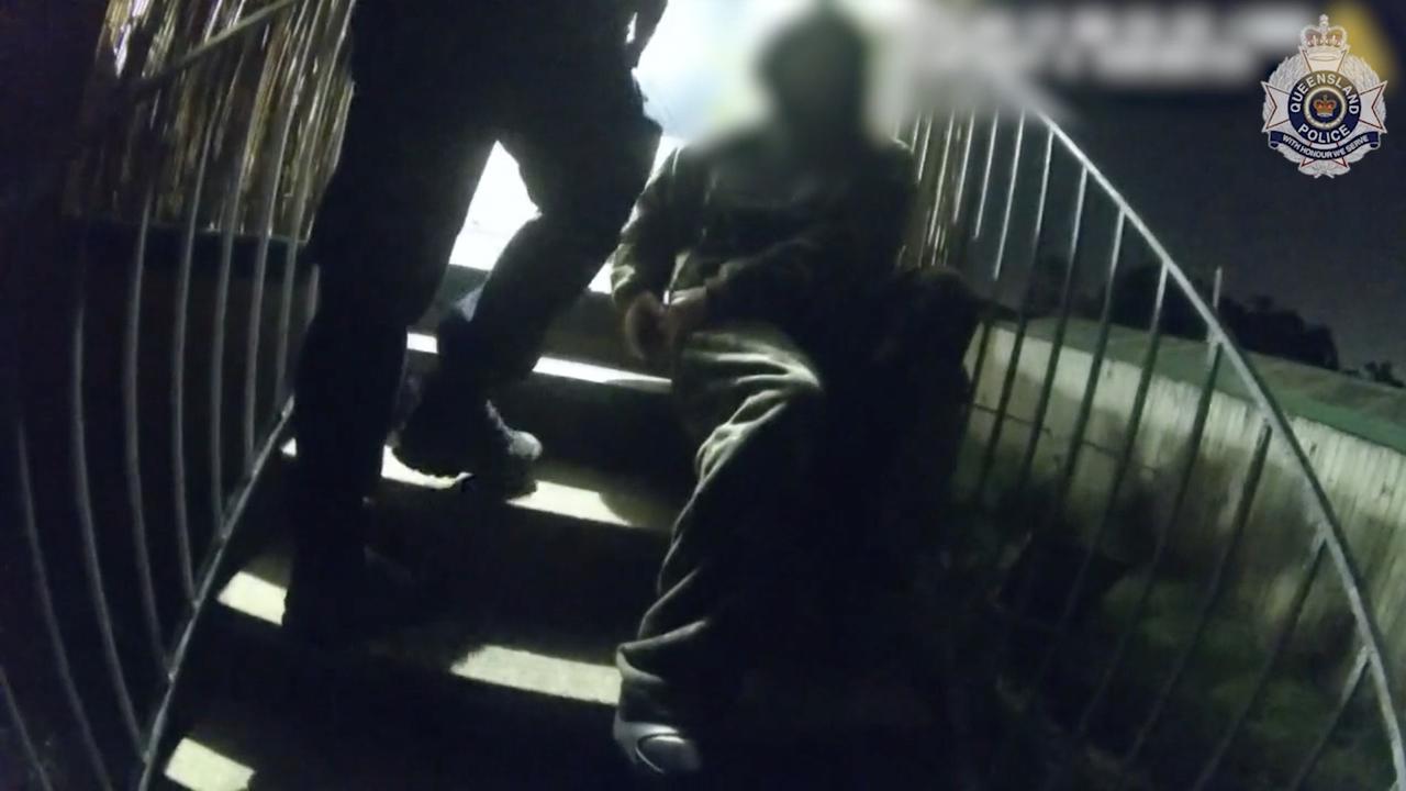 Man being arrested